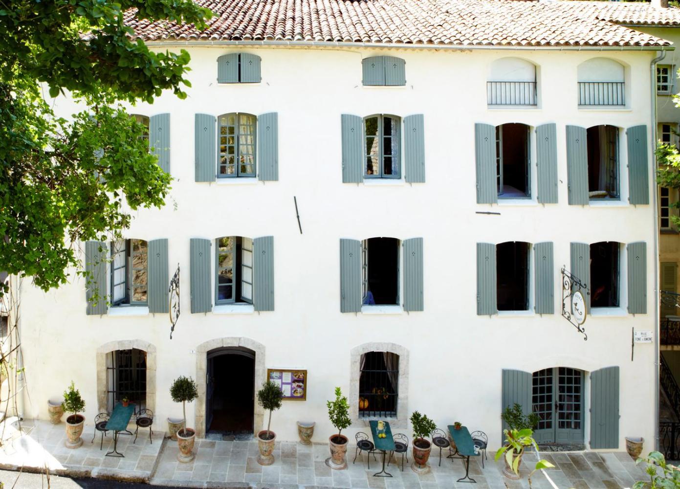 Hotel Restaurant Des Deux Rocs Seillans Exteriér fotografie
